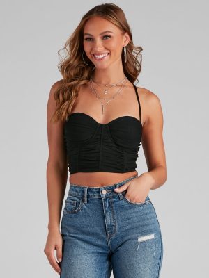 Stunning Style Moment Mesh Bustier