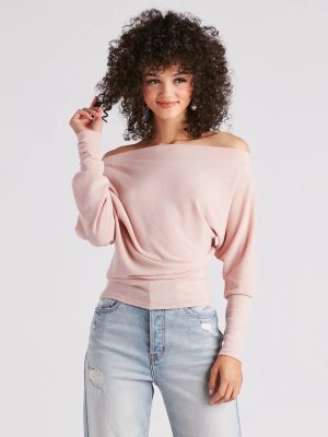 Places To Be Off-The-Shoulder Top