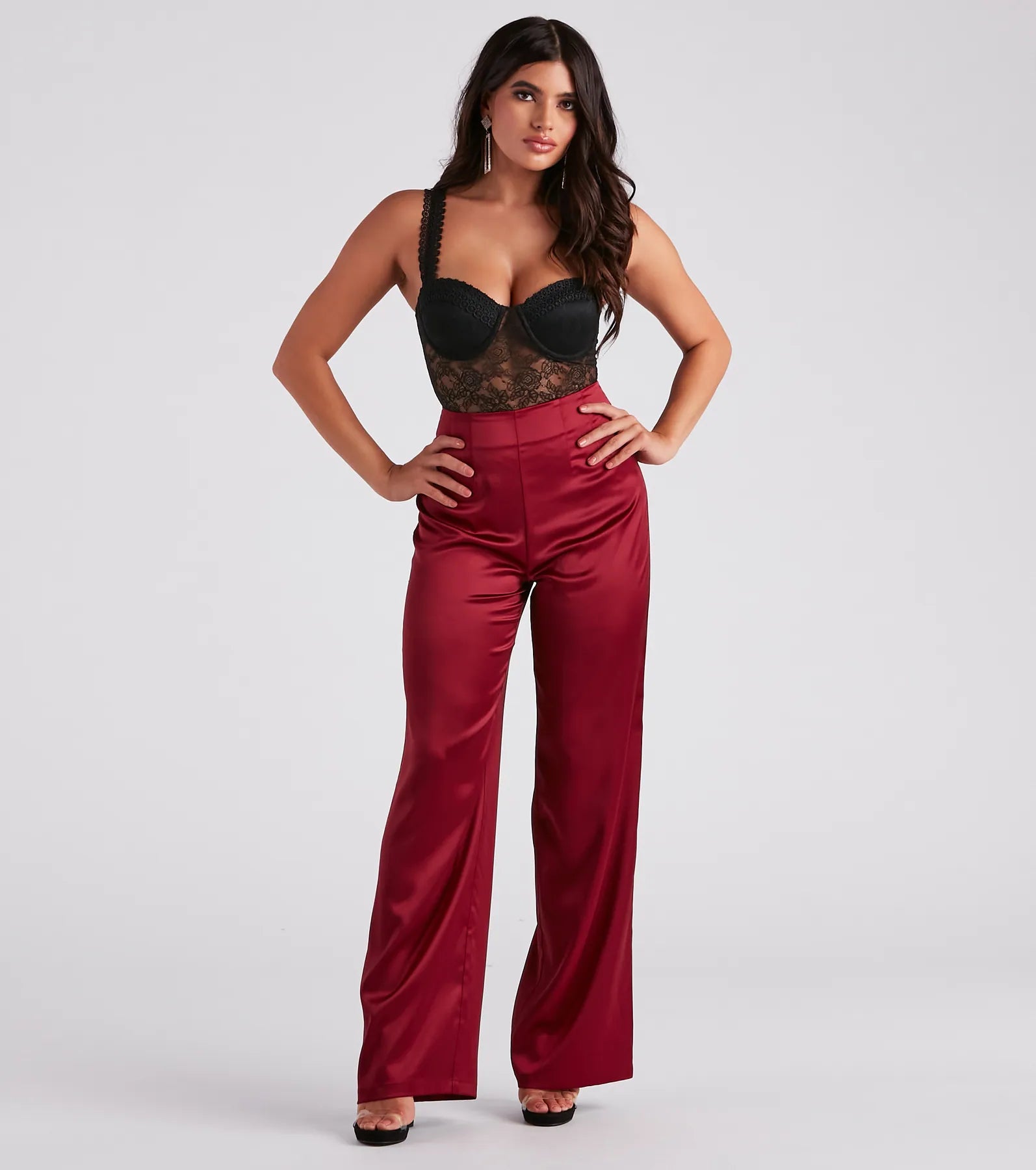 Lace Be Sheer Bustier Bodysuit - Image 3