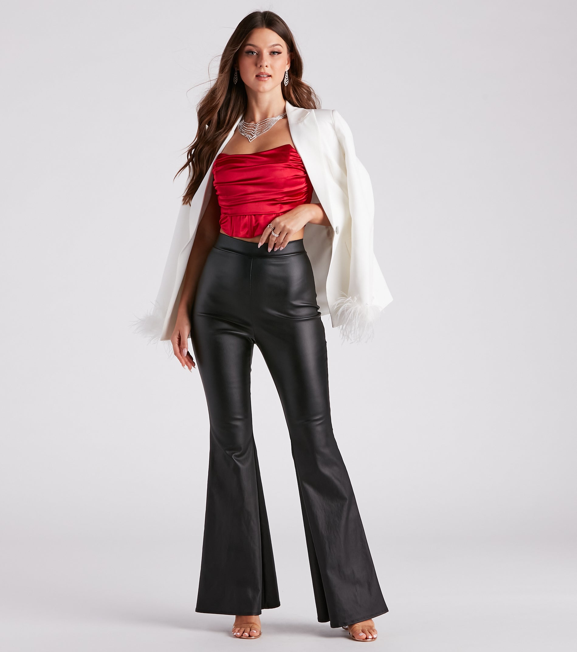 Life Of The Party Satin Corset Top - Image 3