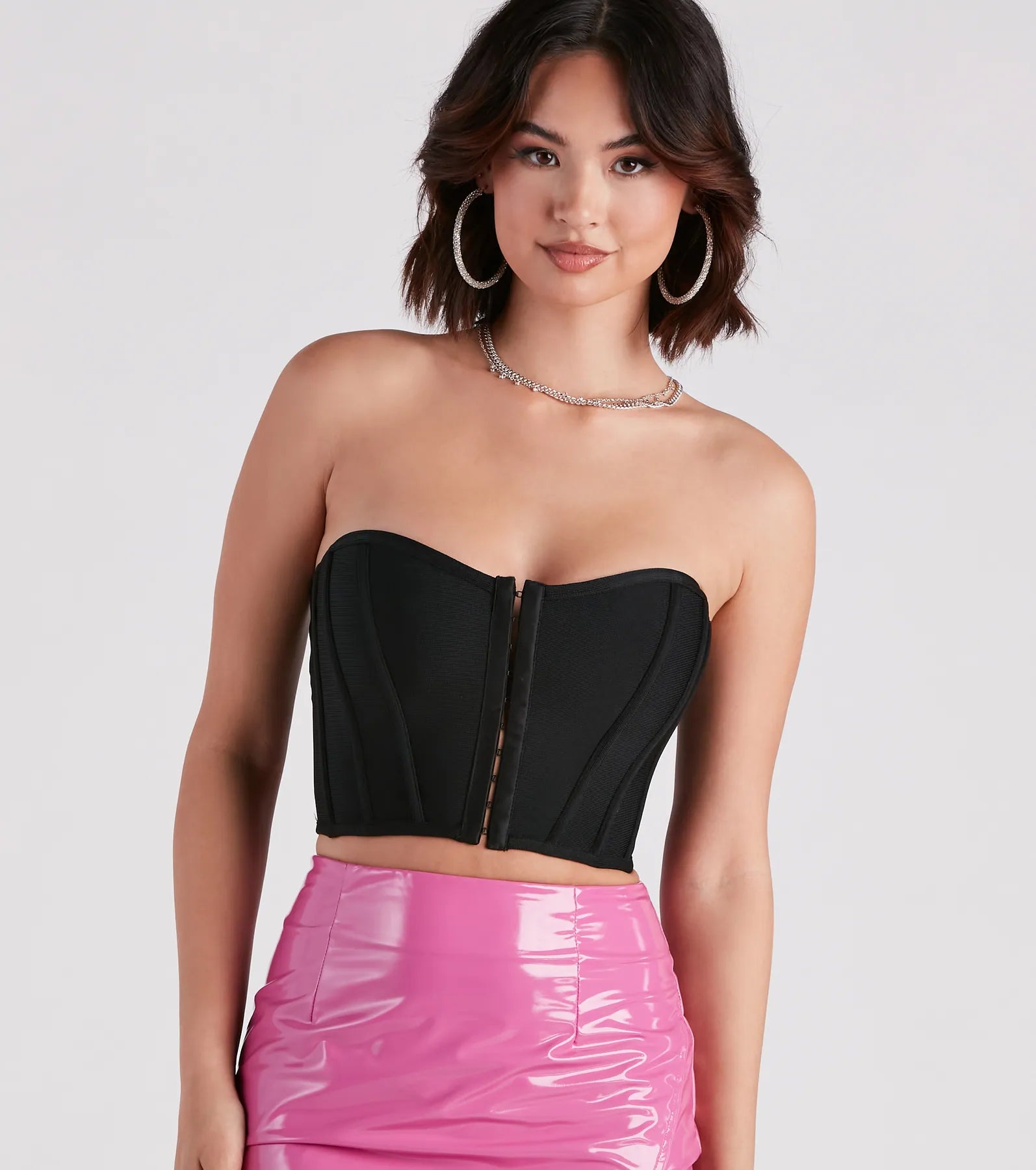 Flirt Alert Strapless Cropped Bustier - Image 4