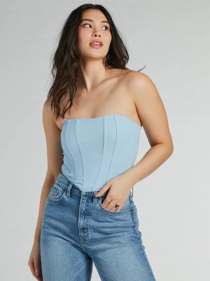 Night-Out Worthy Cropped Corset Top