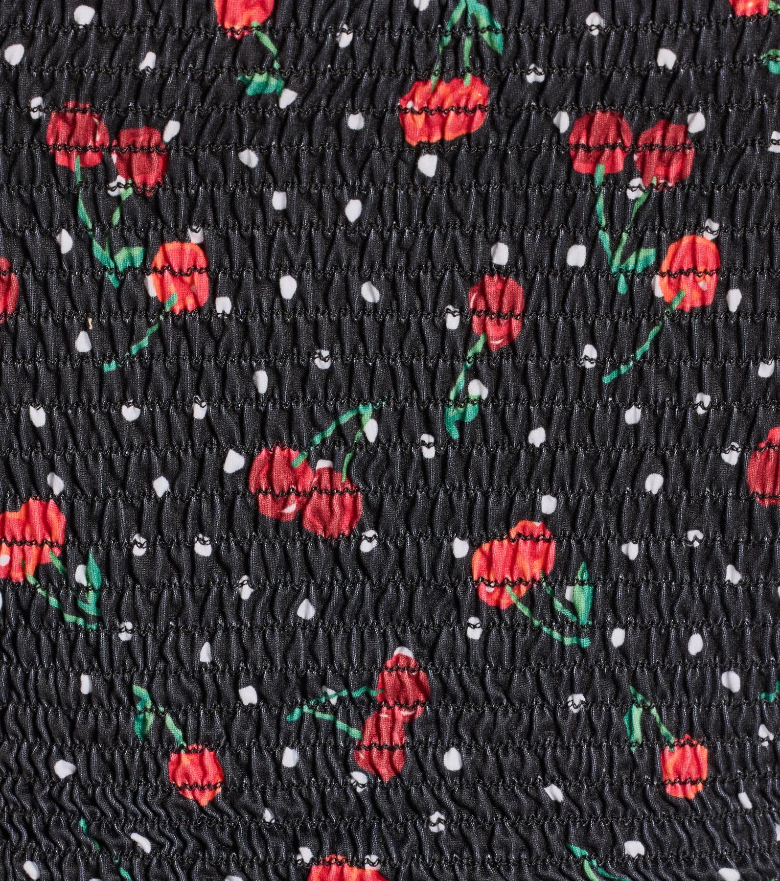 Sweet Like Cherries Lace-Up Off-The-Shoulder Top - Image 3