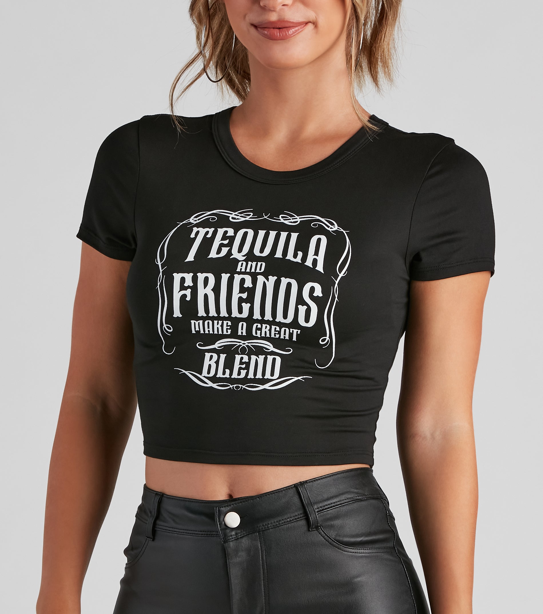 Tequila And Friends Graphic Tee - Image 2
