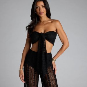 Catching Looks Crochet Bandeau Tube Top