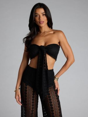 Catching Looks Crochet Bandeau Tube Top