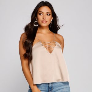 Cover Me In Luxe Satin Blouse