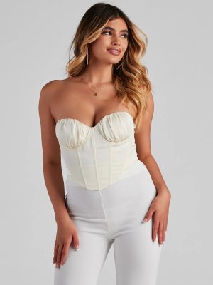 Unveil Satin Sweetheart Bustier
