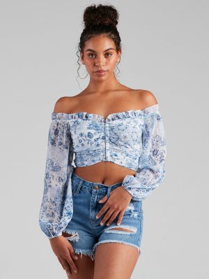 One Look At You Floral Corset