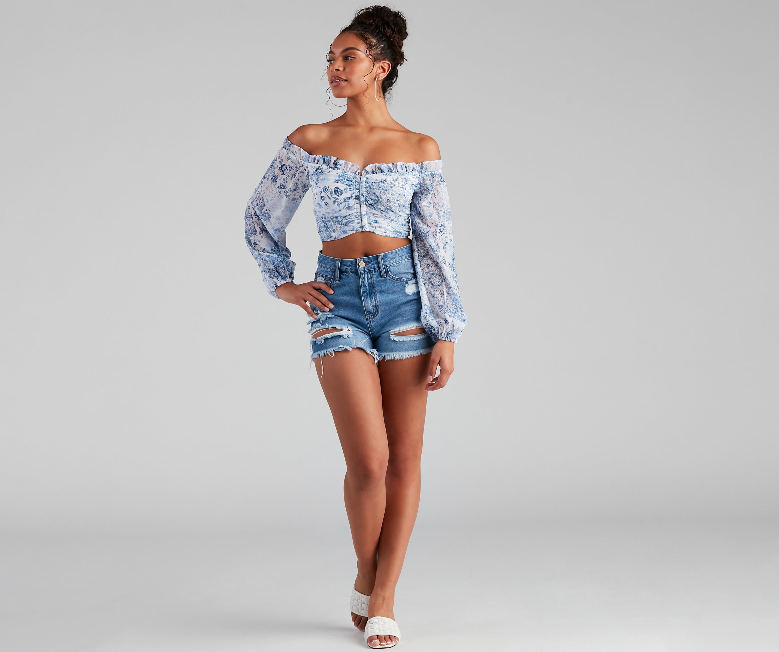 One Look At You Floral Corset - Image 3