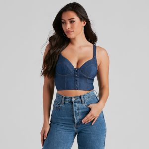 GNO Denim Corset