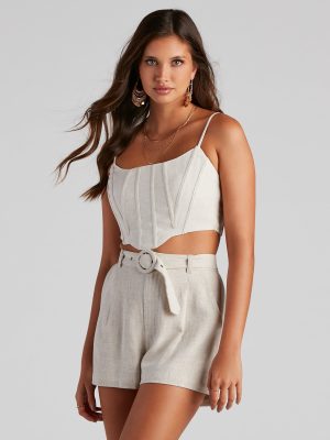Grade A Linen Bustier