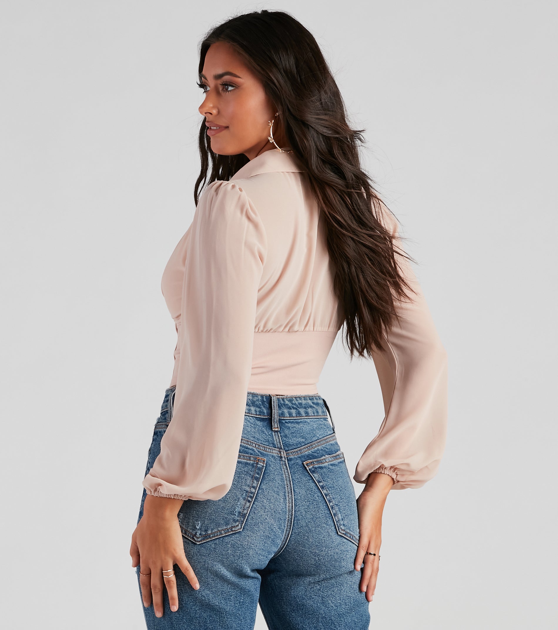 Life's A Party Chiffon Corset Top - Image 2