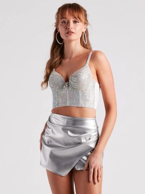 Sensational Sultry Rhinestone Corset