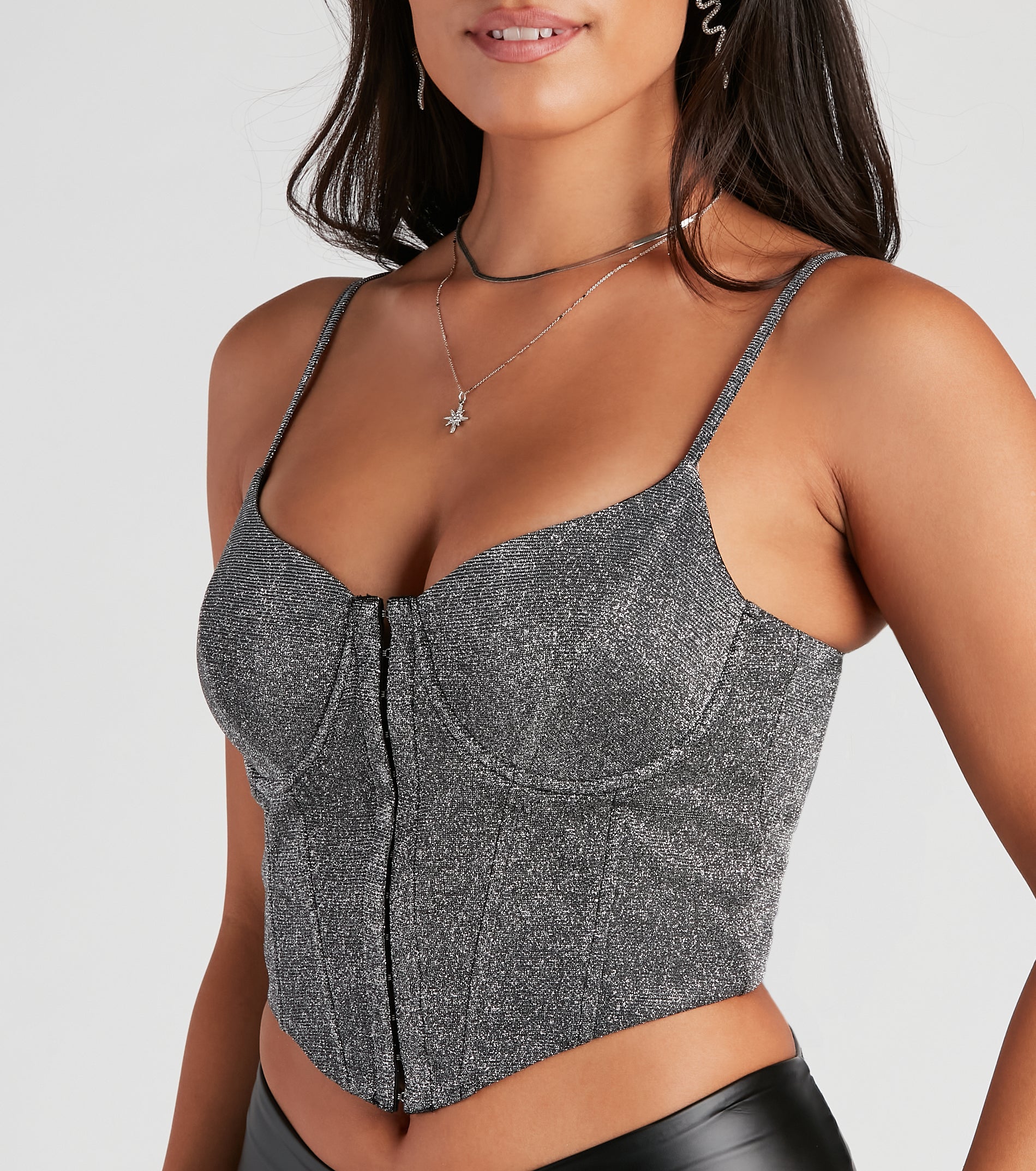 It Girl Shine Corset Top - Image 4