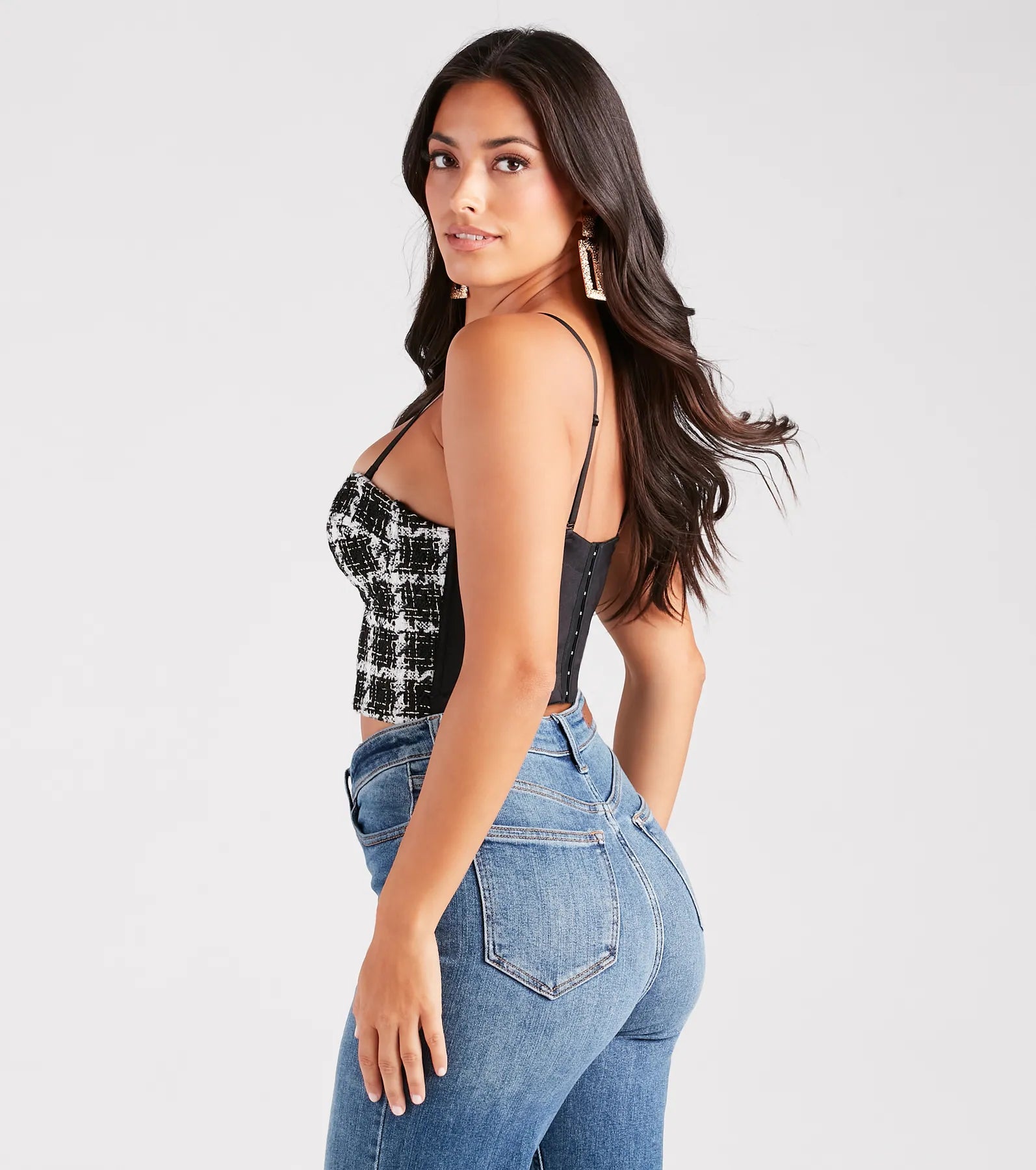 Naturally A Classic Tweed Bustier - Image 2