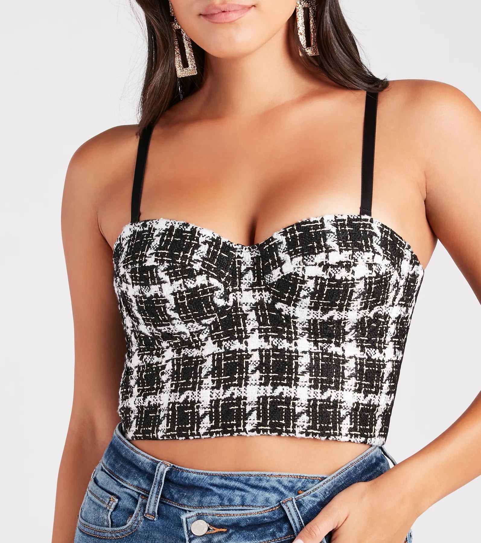 Naturally A Classic Tweed Bustier - Image 4