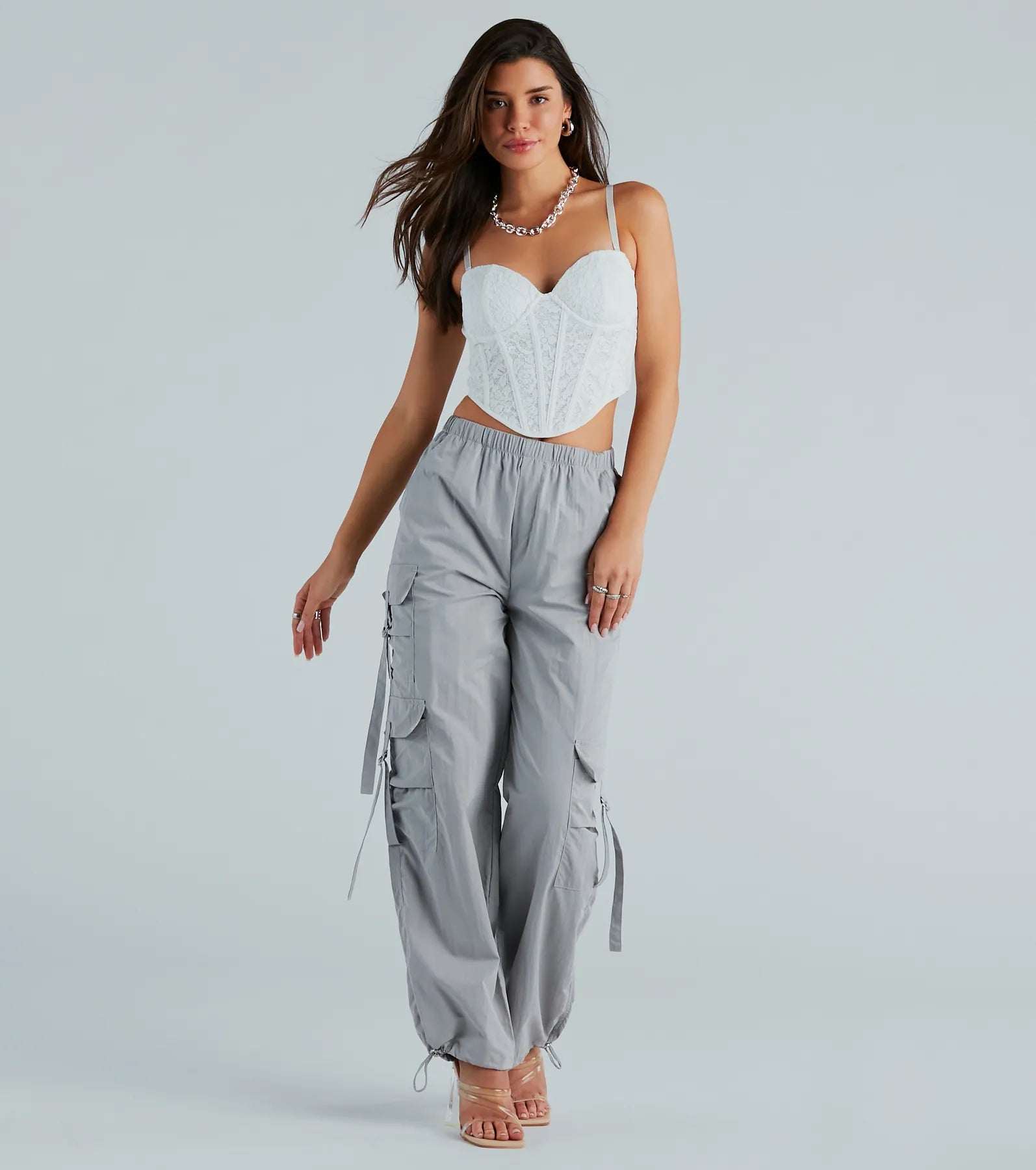 Hello Darling Sweetheart Lace Bustier - Image 4