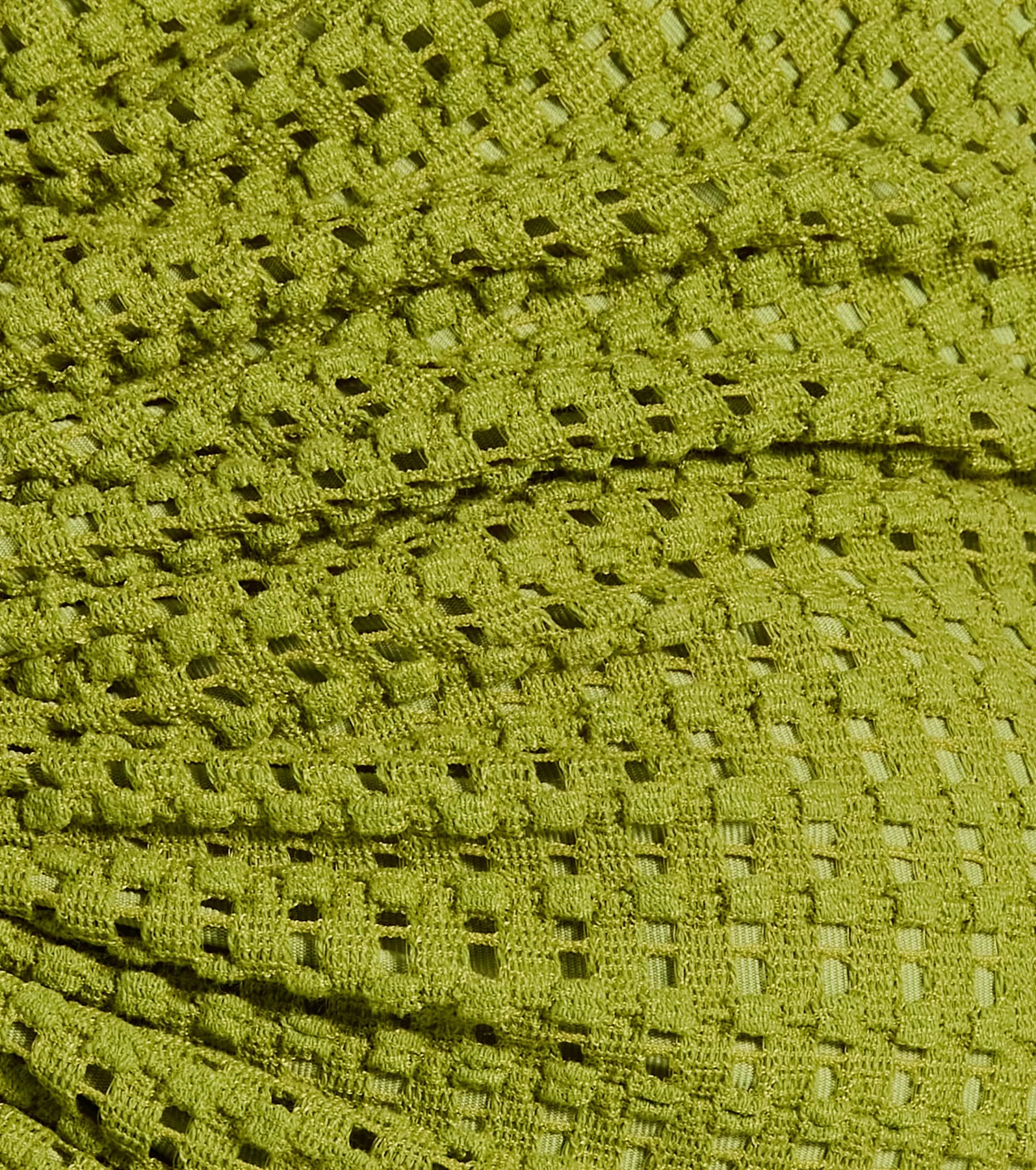 Sunny Chic Halter Ruched Crochet Crop Top - Image 3