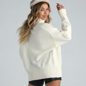 Real Love For Cozy Turtleneck Sweater