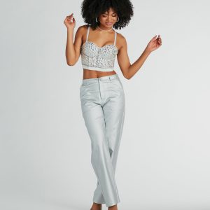 Magnificent Glamour Rhinestone Bustier