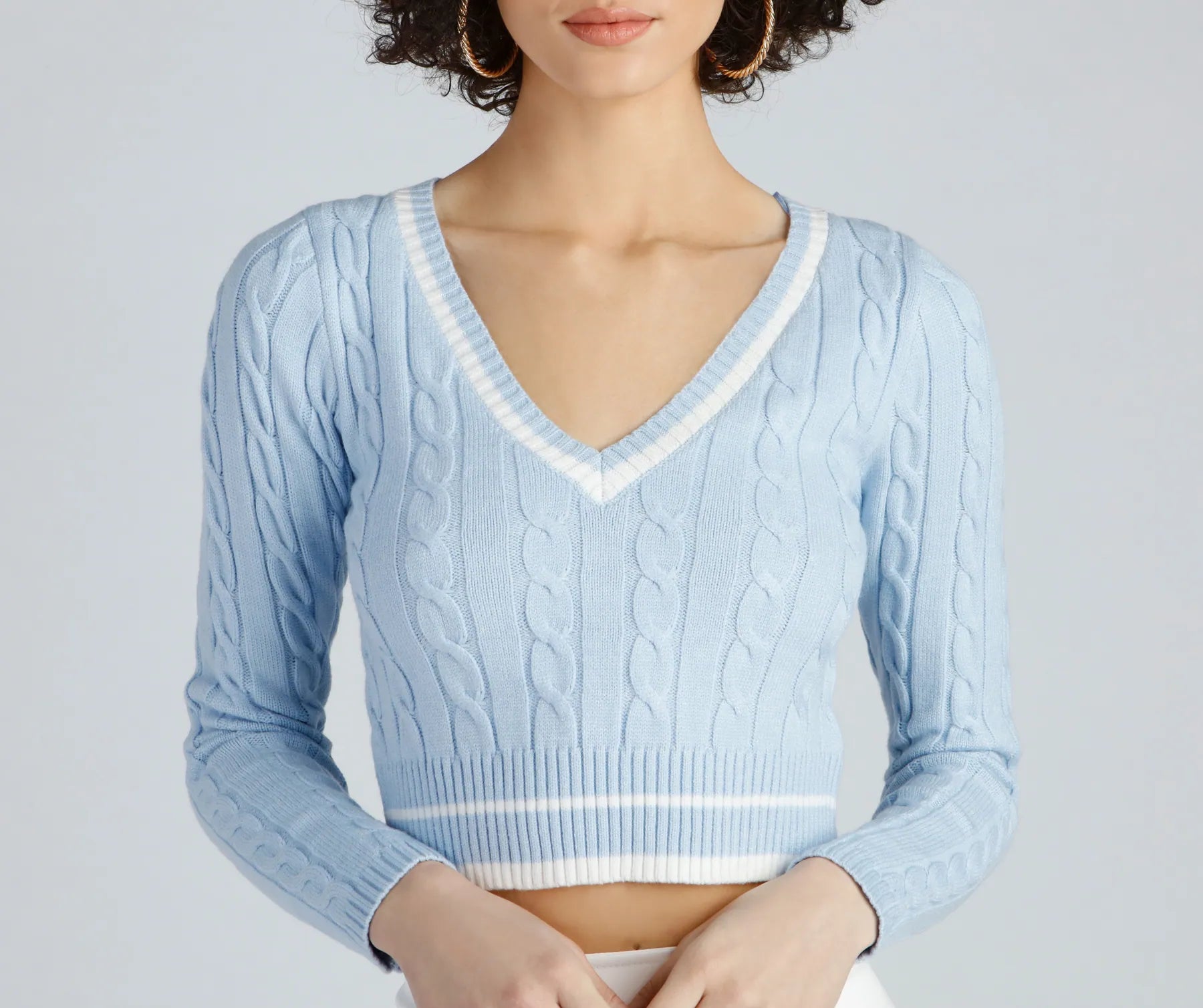 Pep It Up Cable Knit Sweater - Image 7