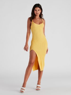 Keep It Light Sweater Midi Dress