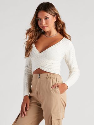Chill Cutie Cable Knit Sweater