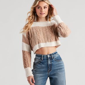 Style Knit Right Chenille Sweater
