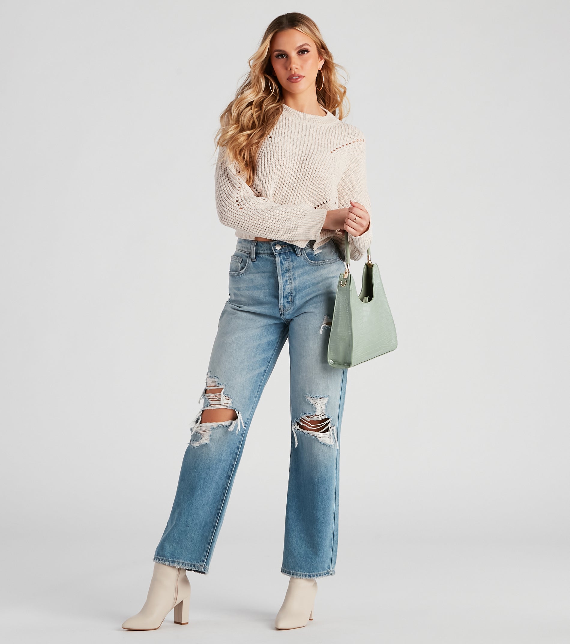 Seasonal Treat Chenille Crop Sweater - Image 7