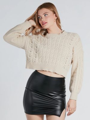 Casual Cuddles Tie-Back Sweater