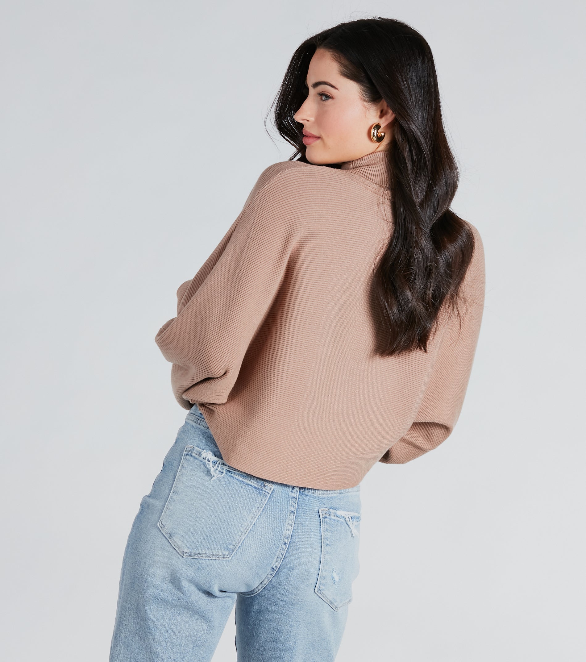 Only Cozy Vibes Turtleneck Cropped Sweater - Image 2