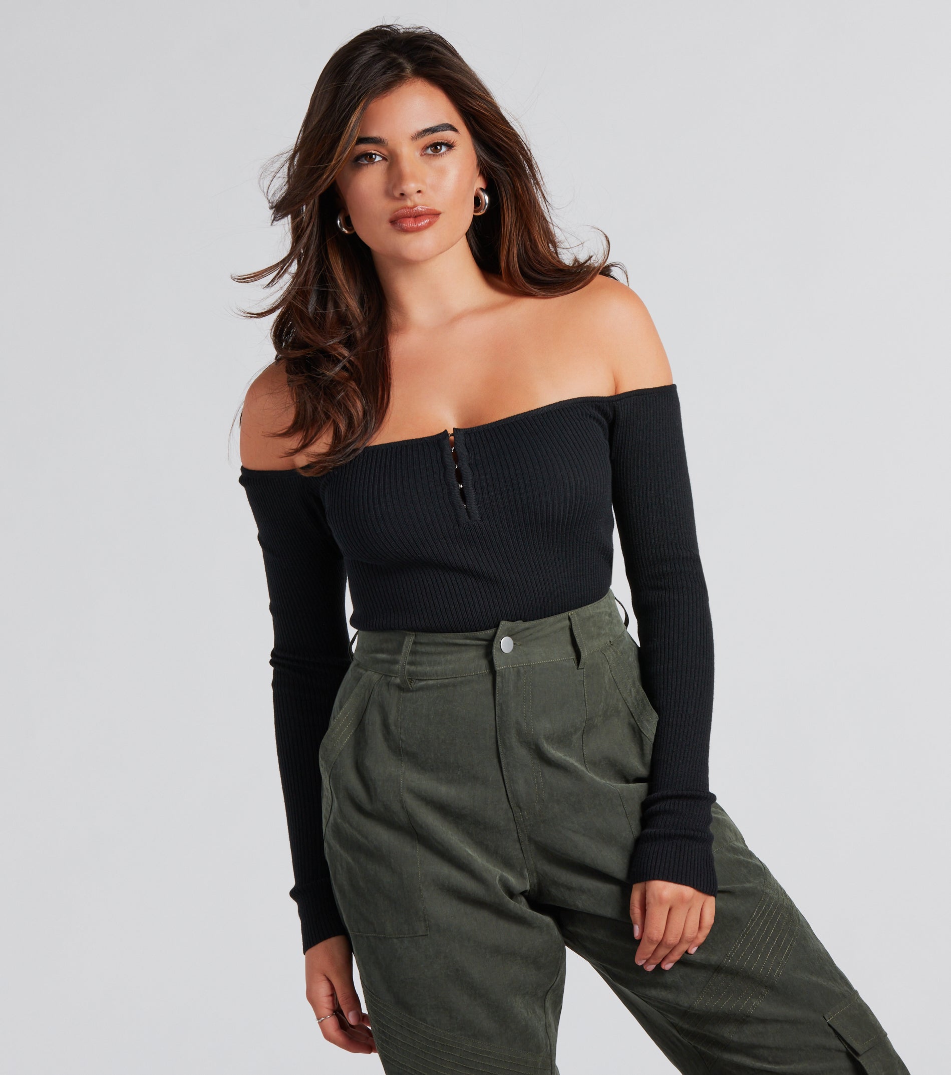 Trendy Upgrade Off-The-Shoulder Crop Top - Image 6