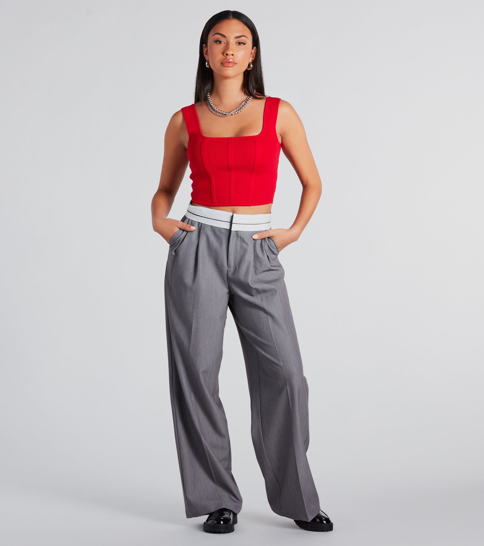 Looking Snatched Cropped Corset Tank - Image 11