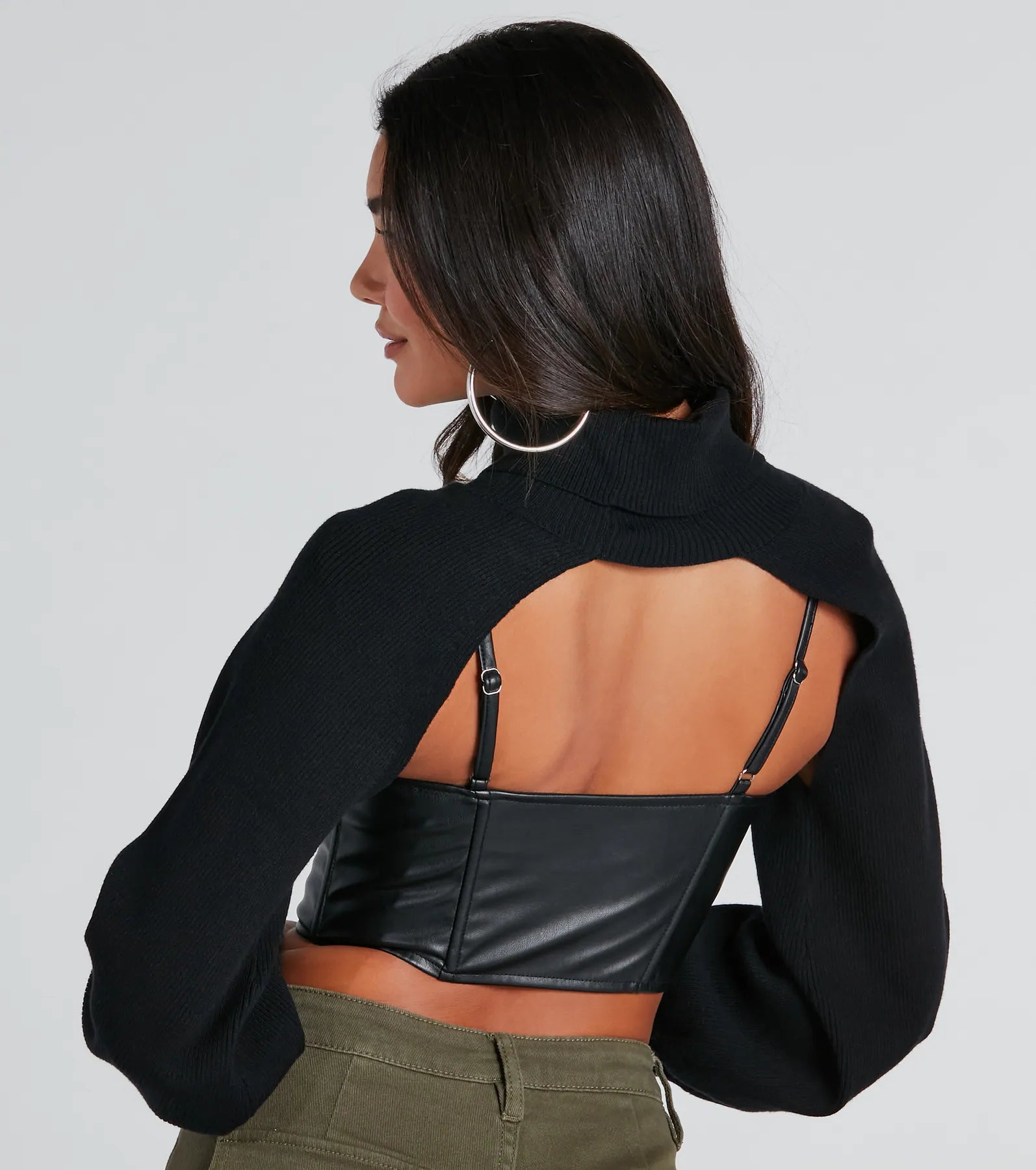 Stay Cozy Turtleneck Sweater Topper - Image 2