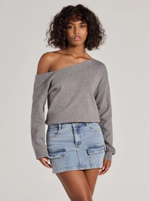 Casual Charm Asymmetrical Pullover Sweater