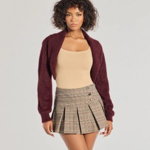Luxe Muse Eyelash Knit Bolero