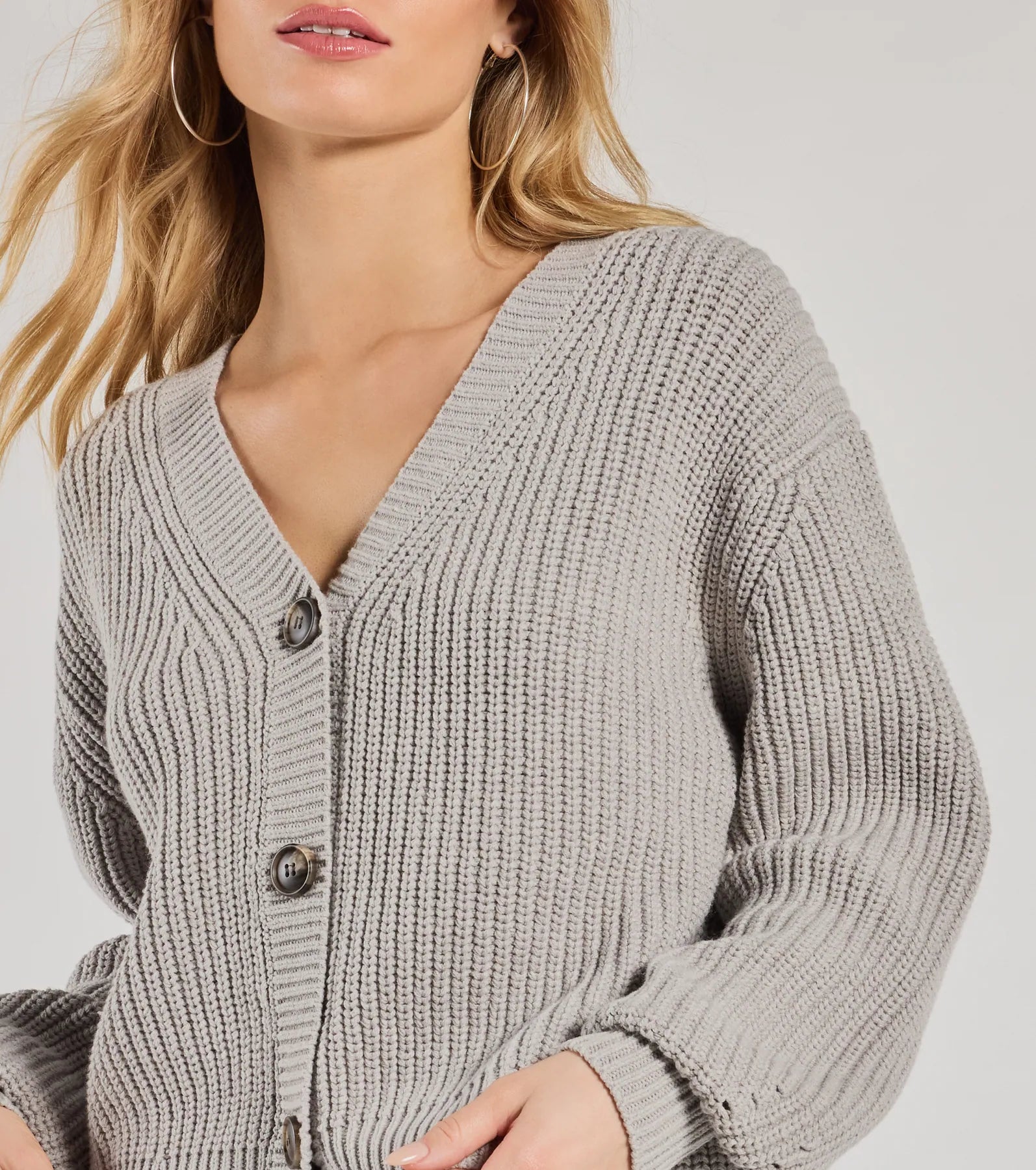 Perfectly Cozy Chunky Knit Cardigan - Image 5