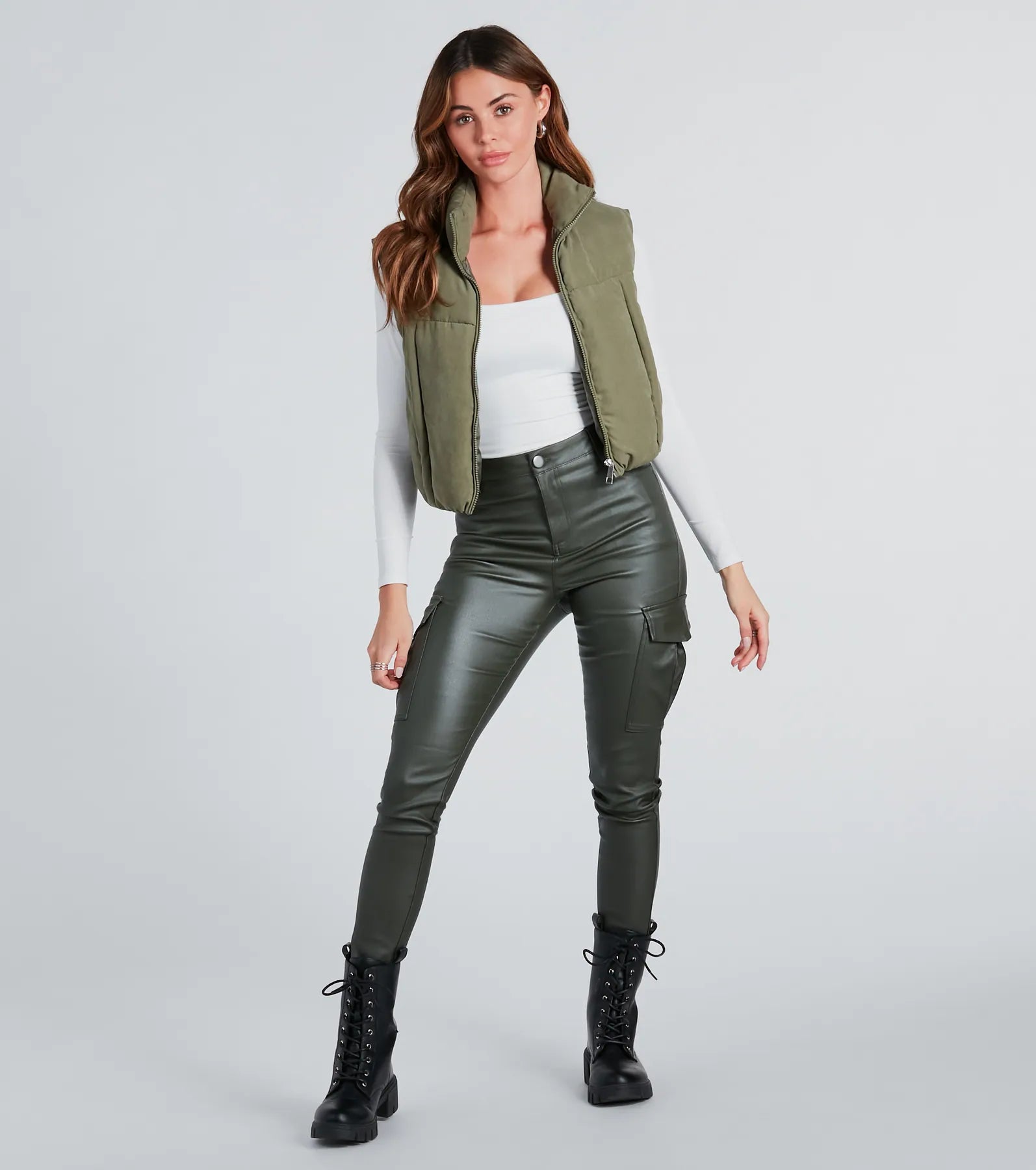 Aspen Bound Brushed Twill Puffer Vest - Image 4