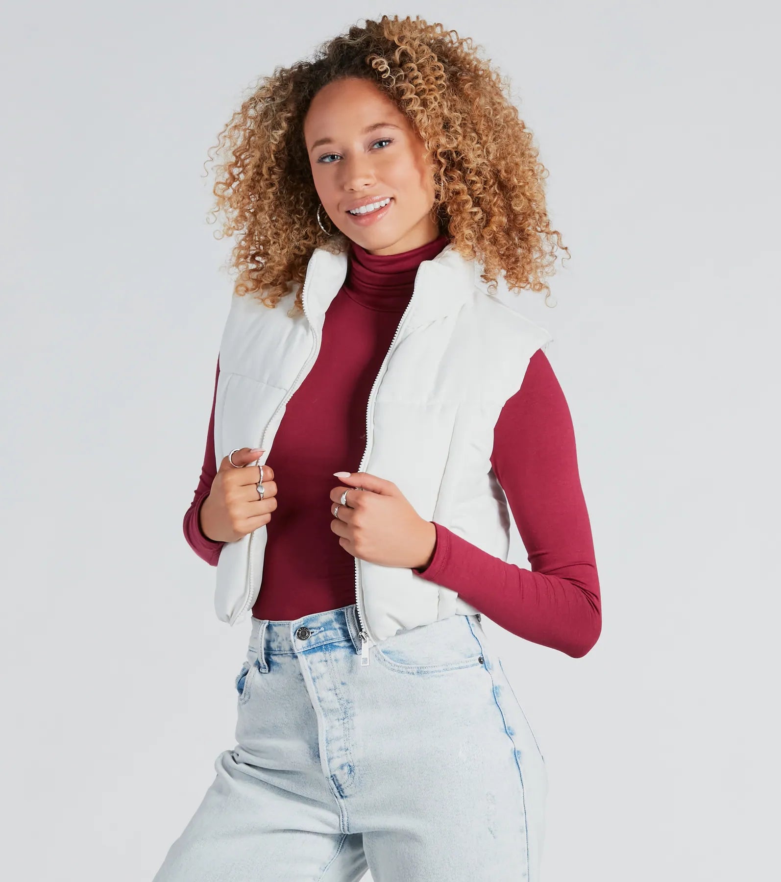 Aspen Bound Brushed Twill Puffer Vest - Image 5