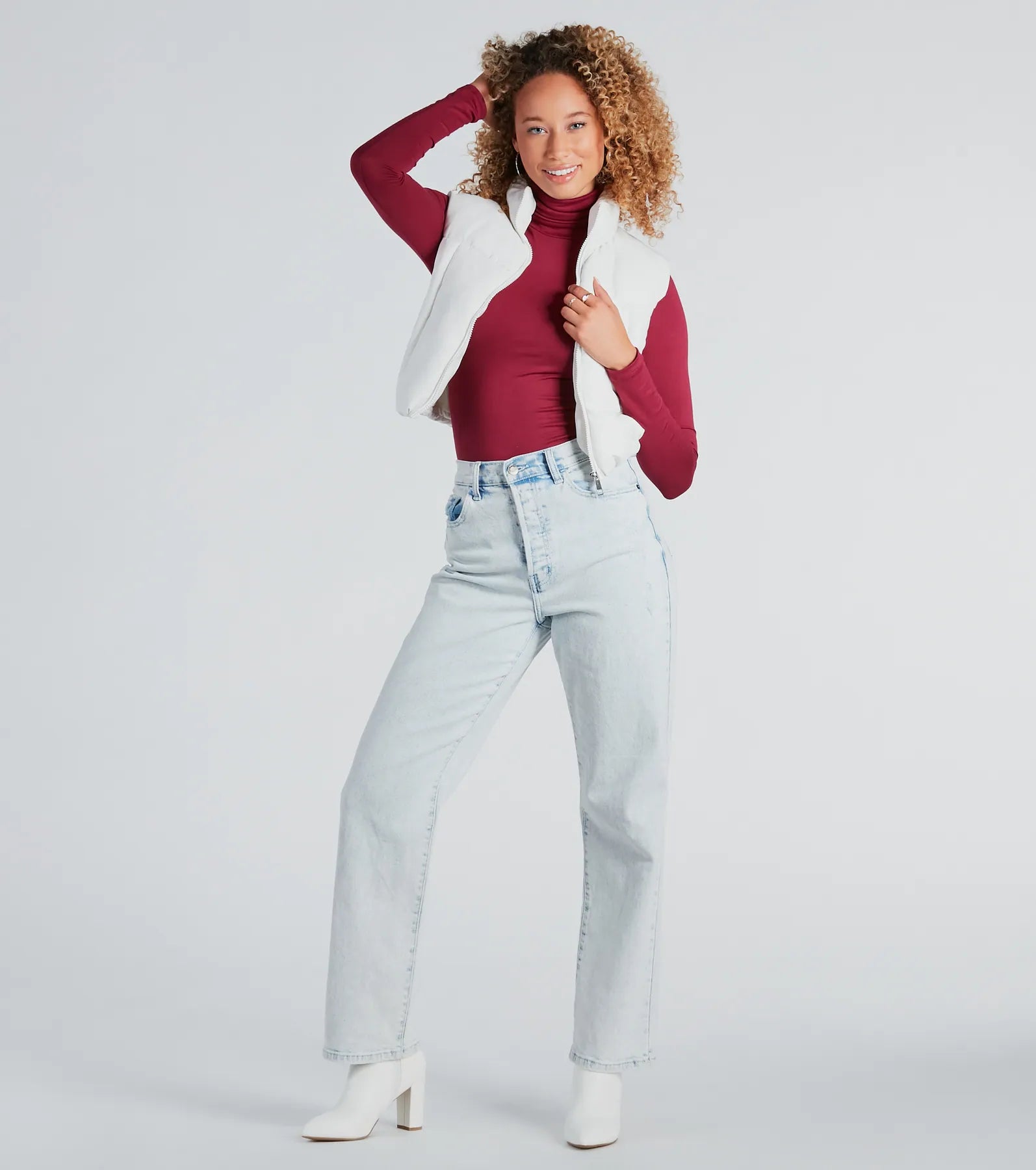 Aspen Bound Brushed Twill Puffer Vest - Image 7