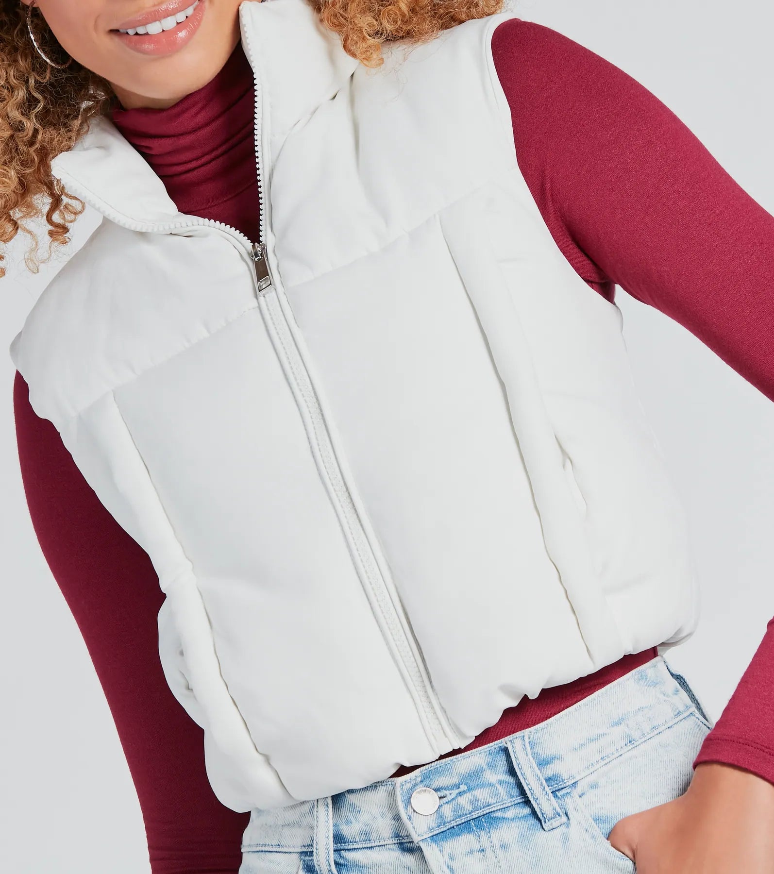 Aspen Bound Brushed Twill Puffer Vest - Image 8