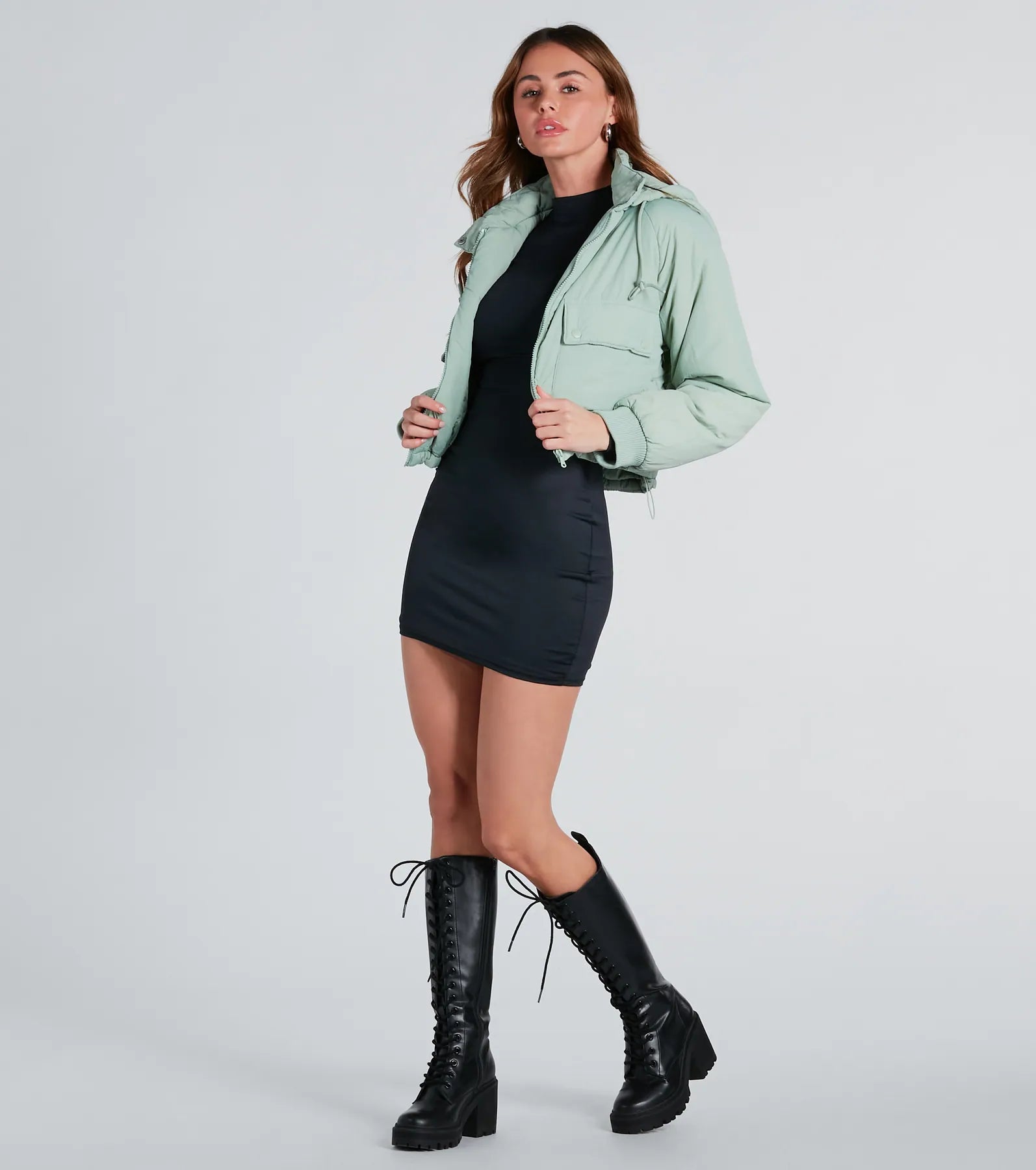 Cute On Cloud Nine Hoodie Puffer Jacket - Image 4