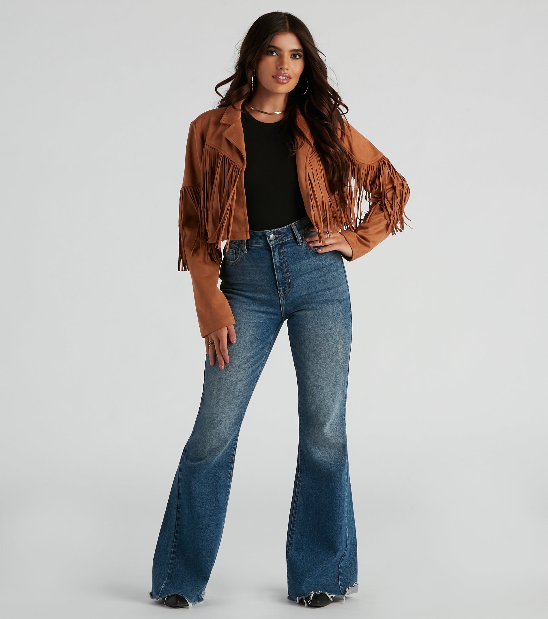 Tootin' Cute Faux Suede Jacket - Image 3