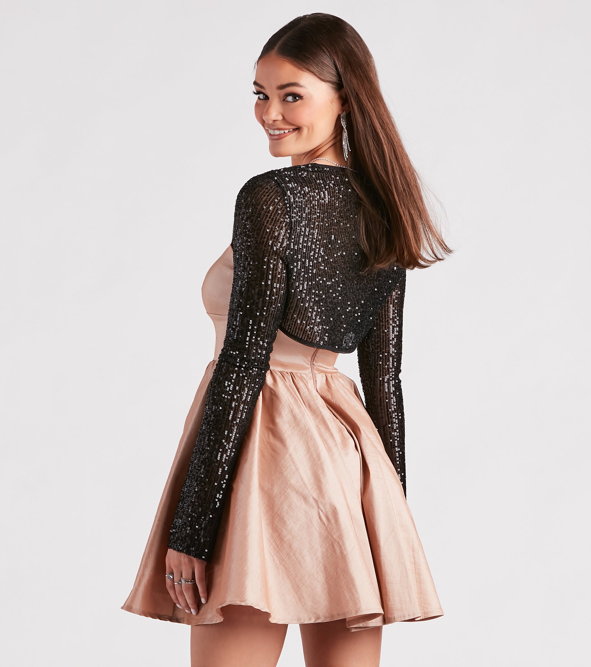Bring The Shine Sequin Bolero - Image 2