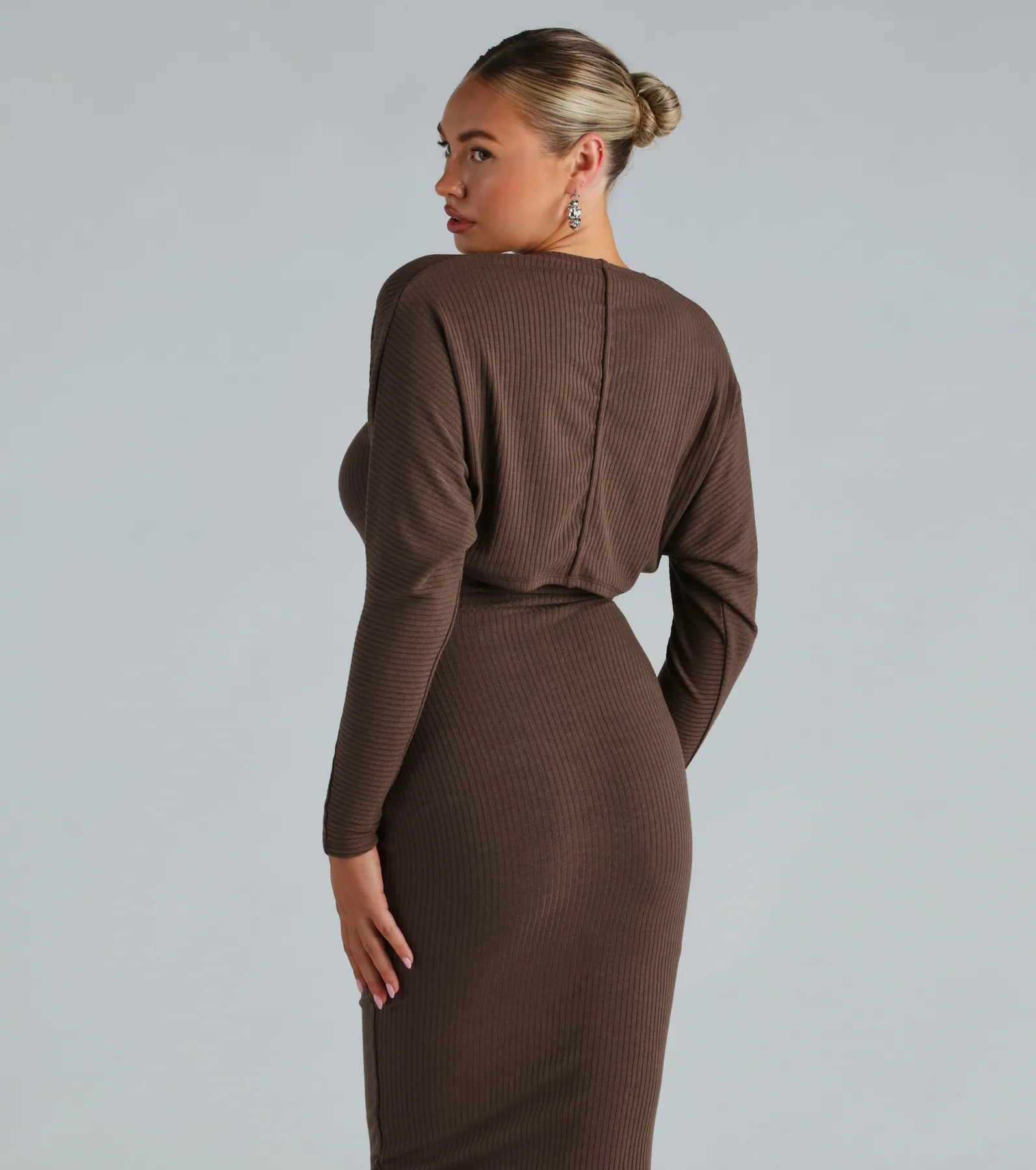 She's The Main Rib Knit Slouchy Bolero - Image 10