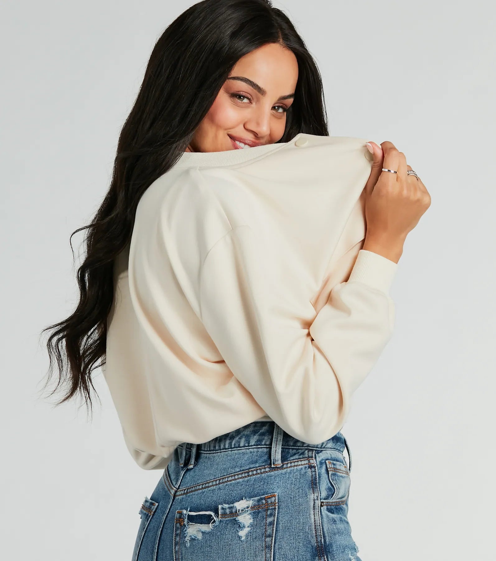 Stylish Travels Scuba Knit Bomber Jacket - Image 2