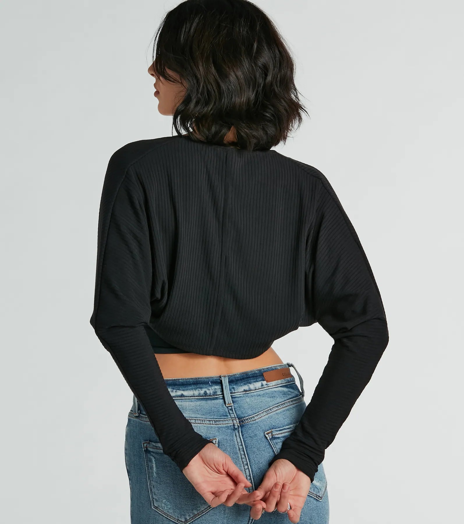 She's The Main Rib Knit Slouchy Bolero - Image 18