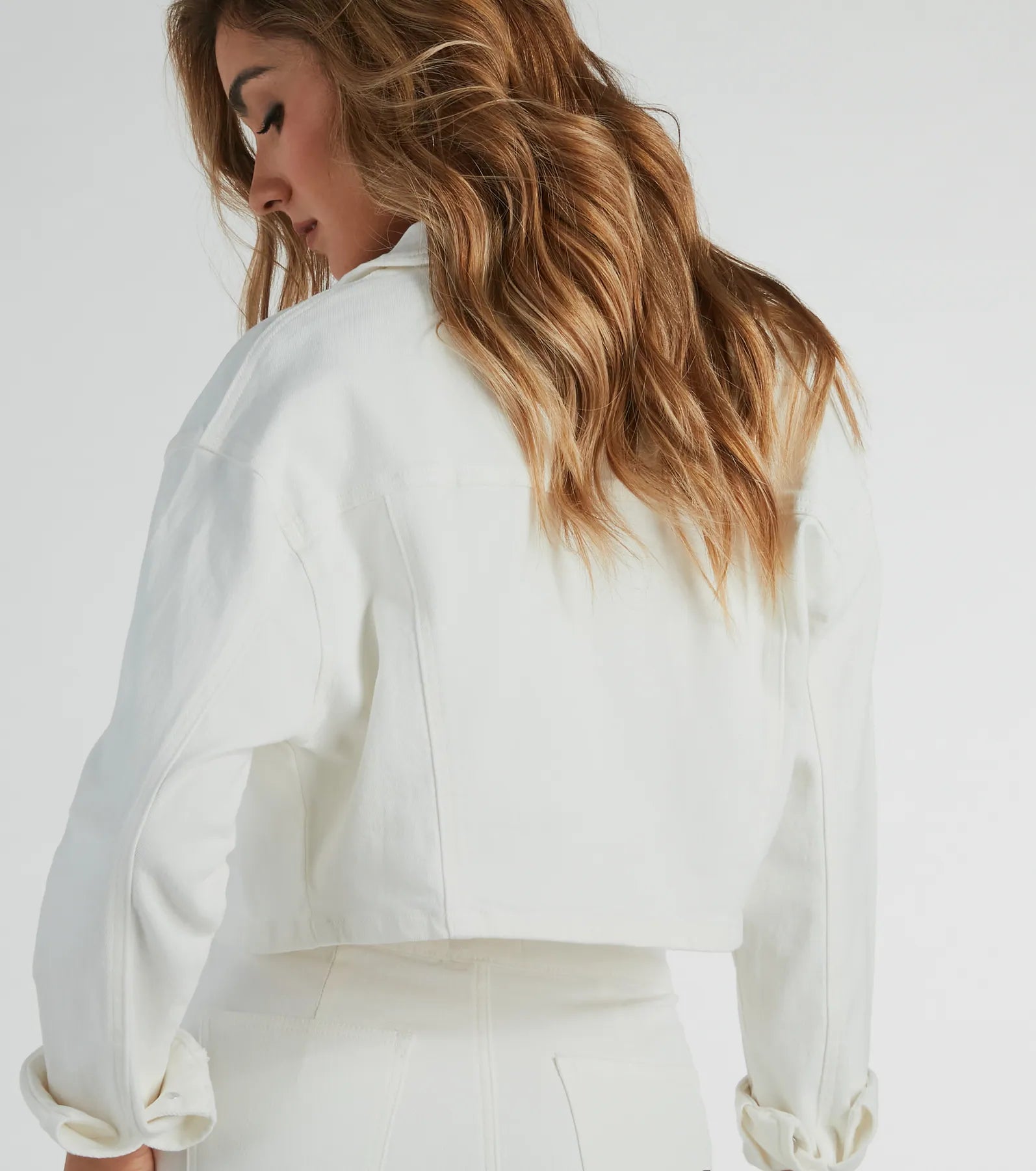 Chic Demand Denim Crop Jacket - Image 2