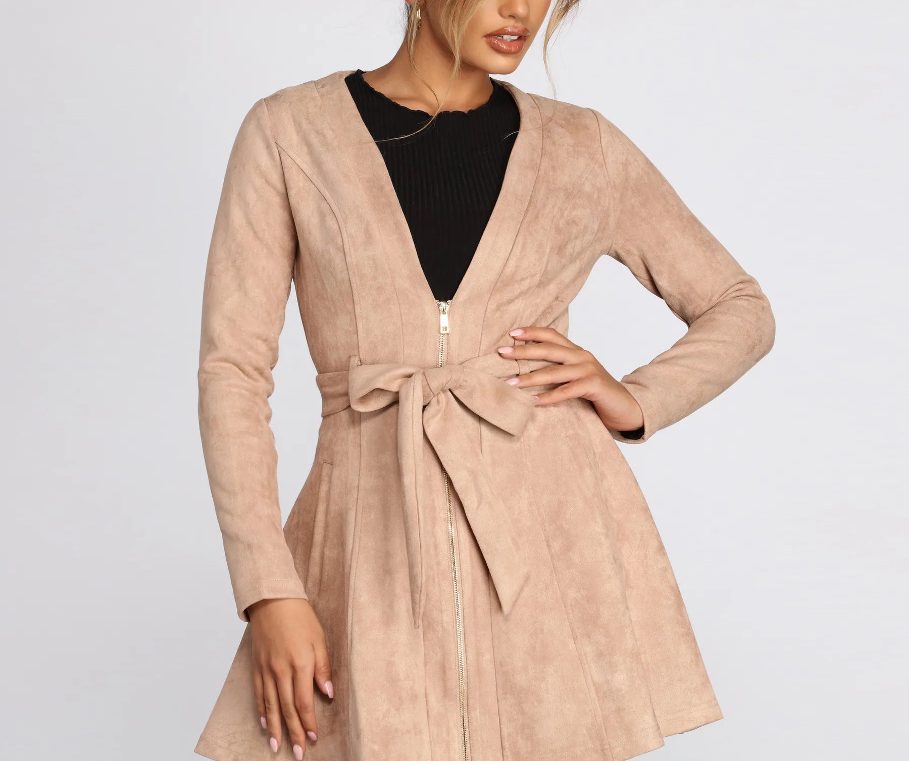 Miss Bossy Trench Dress - Image 8